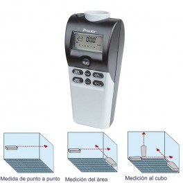 Medidor de distancia ultrasonidos con láser